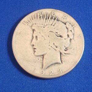 1923 Peace Silver Dollar Coin - Denver Mint (1923D-AG)